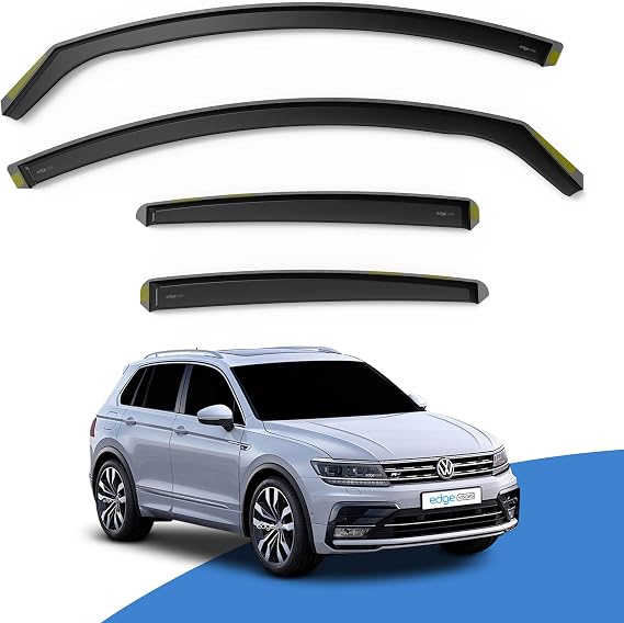 EdgeVisors Wind Deflectors VW Tiguan MK2 5Dr SUV 2016-2023 4pc