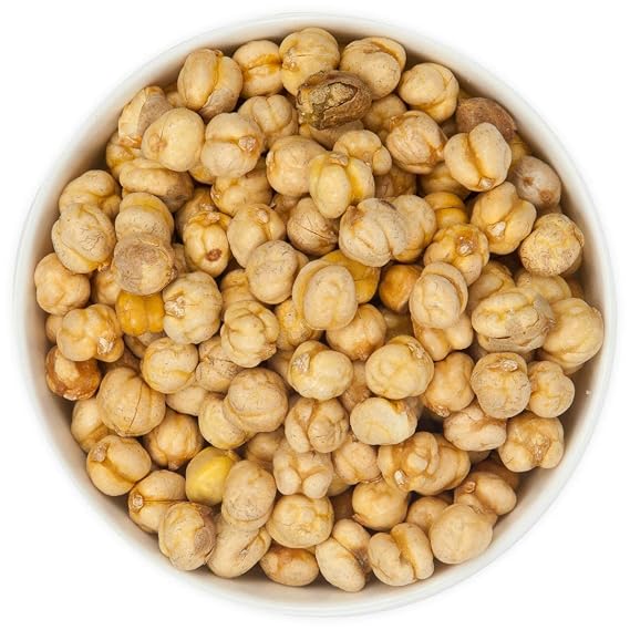 Nutbox | Roasted Chickpeas, 32 oz, Dry Roasted Unsalted, High Fiber, Gluten Free, Dairy Free, Bulk in Resealable Bag