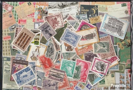 Prophila Collection Greece 100 Various Stamps (Stamps for Collectors)