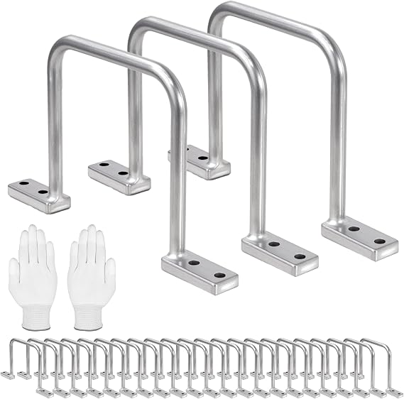 Cable Distribution Rings-25pcs 3 Inch Aluminum Management D Ring | for Sorting Out Cables, Electric Cable Management, Ideal for Commercial and Residential Use