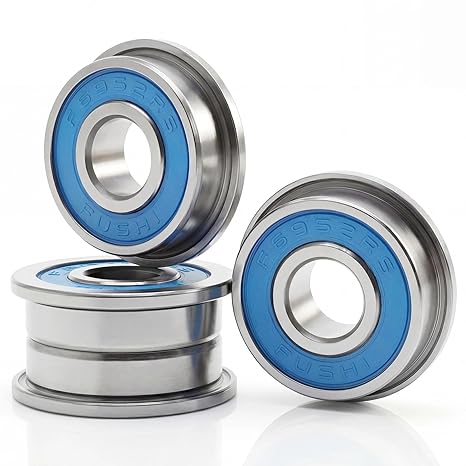 F695 2rs Flanged Bearing 5x13x4 mm, Blue Sealed Precision A9 3D Printer F695rs Bearings for VORON Belted RC, Pack of 20 Pcs