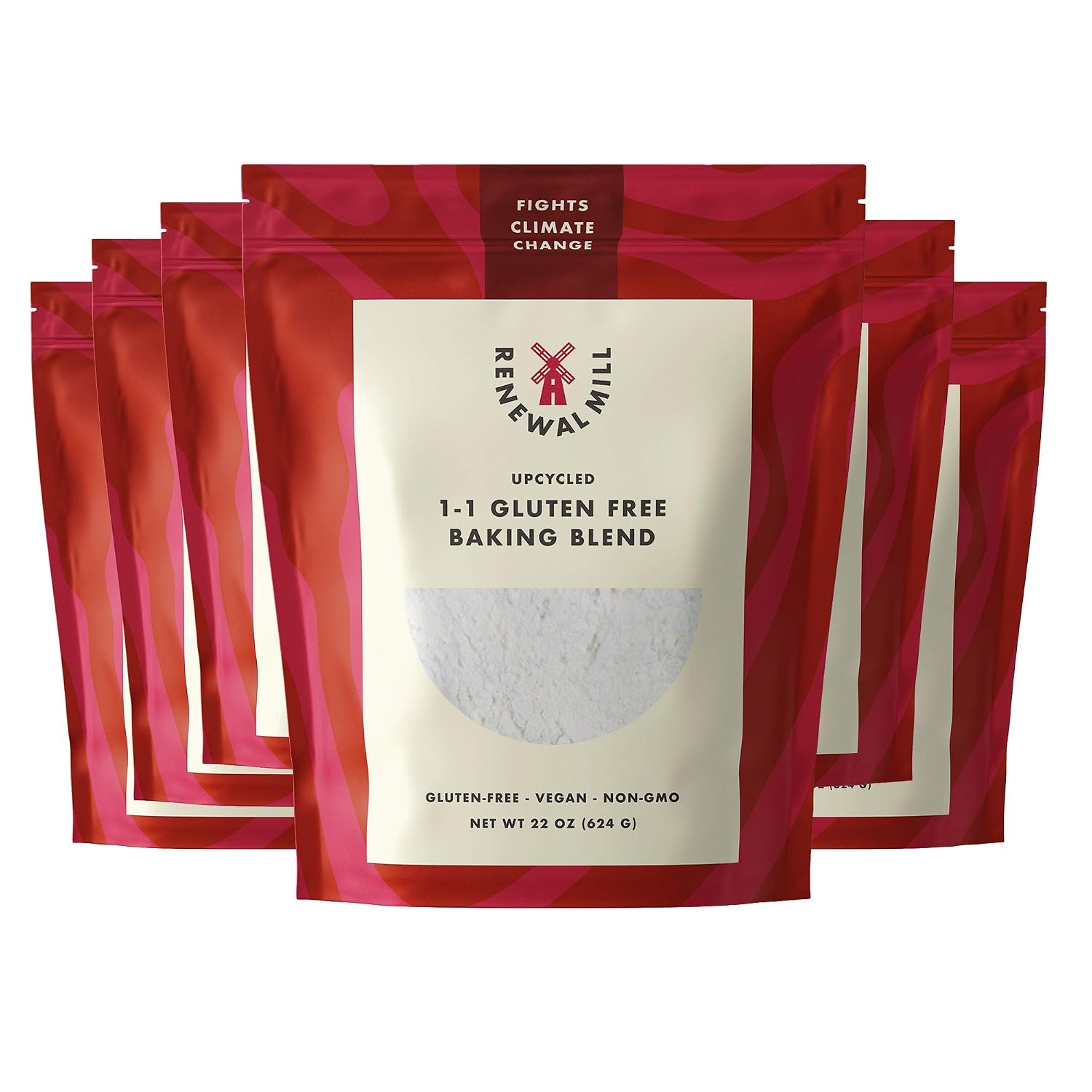 Renewal Mill 1-to-1 Gluten Free Baking Flour I Excellent Source of Fiber, Good Source of Protein I Great for Baking I Upcycled Ingredient