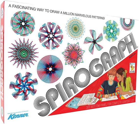 Spirograph Retro Deluxe Arts and Crafts for Kids Drawing Kit Art Supplies