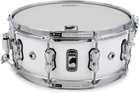Mapex Black Panther Venom Snare Drum - 5.5 x 14-inch - Arctic White