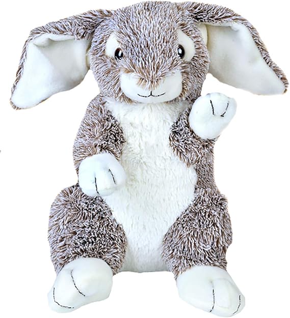 Cuddly Soft 16 inch Stuffed Gray & White Rabbit - We Stuff 'em...You Love 'em!