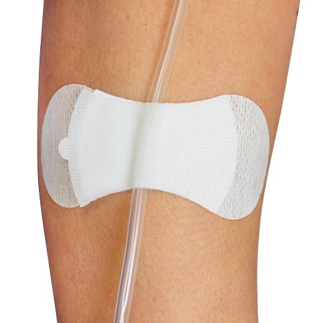 TIDI 3300M-10PK Grip-Lok Medium Securement Device Pack of 10 Catheter Stabilization Device White Flexible Material Low-Profile Design for Comfort Home Healthcare Medical Supplies