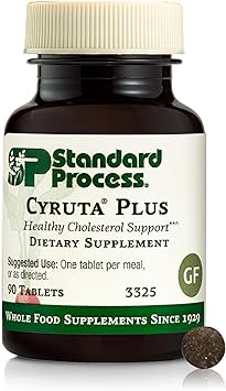 Standard Process Cyruta Plus - Capillary & Circulation Support - Aids Healthy Peripheral Circulation - Gluten-Free, Non-Dairy & Non-Soy - 90 Tablets