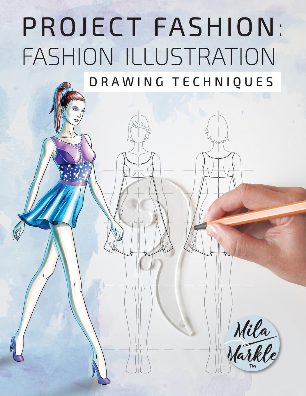 Project Fashion: Fashion Illustration Drawing Techniques Paperback – Sept. 1, 2023