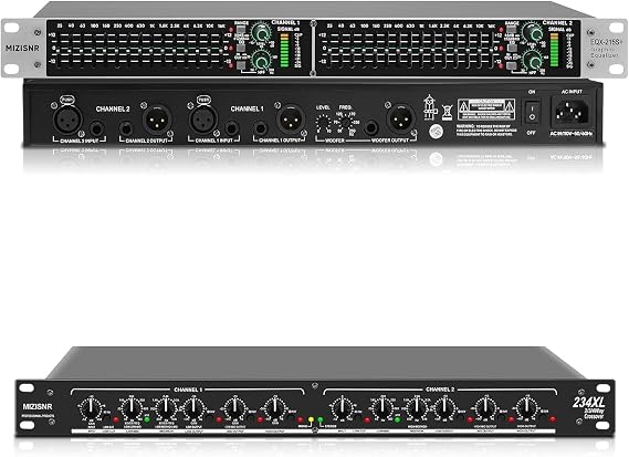 15-Band Graphic Equalizer and Professional 2/3 Way Stereo/4 Way Mono Crossover Set