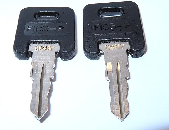 FIC RV Motorhome Trailer 2 Keys Cut to Lock/Key Number from CW401 to CW417 2 Working Keys Travel Trailer Motor Home Toy Hauler ILCO Keys CW401