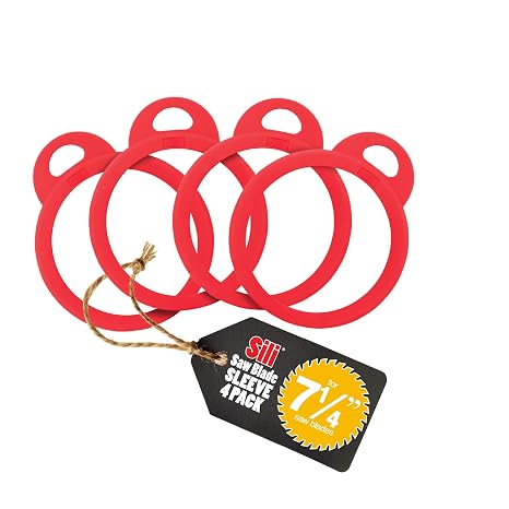 Sili Circular Saw Blade Storage Sleeve 7- 1/4" 4 Pack