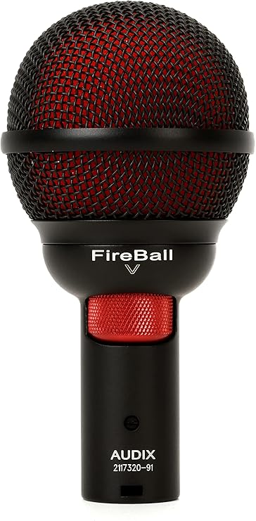 Audix Fireball-V Ultra-Small Professional Dynamic Instrument Microphone