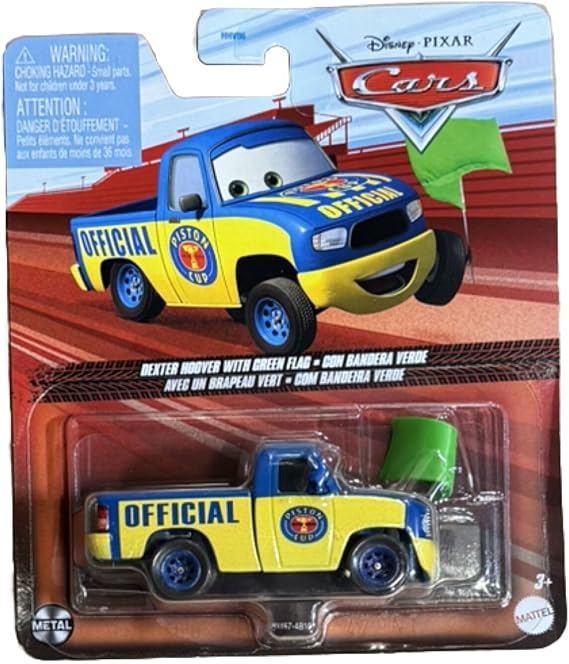 Disney Pixar Cars - Dexter Hoover with Green Flag