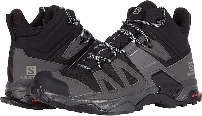 SALOMON Men's X ULTRA 4 MID GTX Outdoor Shoes Black 42