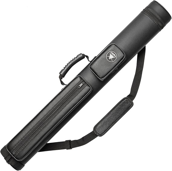 Adhafera Pool Cue Case, 2 X 2 Hard Pool Stick Case, Billiards Accessories