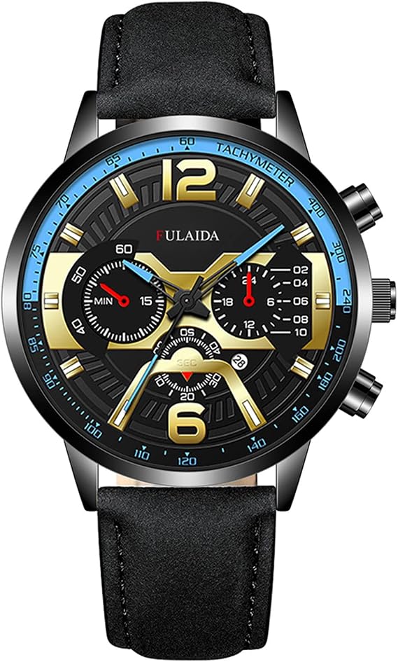 Analog Quartz Watch Fashion Sport Men's Stainless Steel Belt Band Quartz Analog Wrist Watch