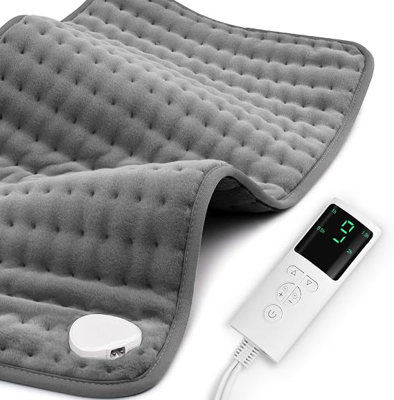 Heating Pad for Back Pain Relief 17"x33" Large, Moist Dry Heat