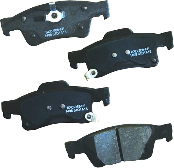 Bendix Premium SBC1498 Ceramic Rear Brake Pads for Dodge Durango 2022-2011, Jeep Grand Cherokee 2022-2011, Grand Cherokee WK 2022