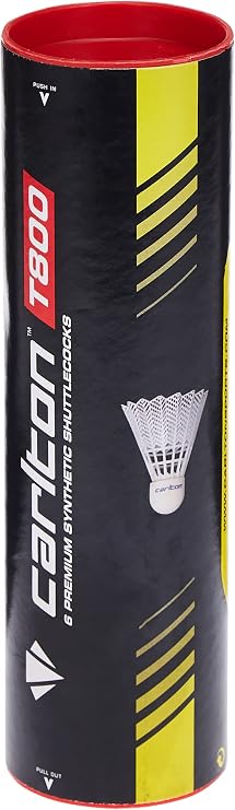 Carlton T-800 Medium Speed Badminton Shuttle, White
