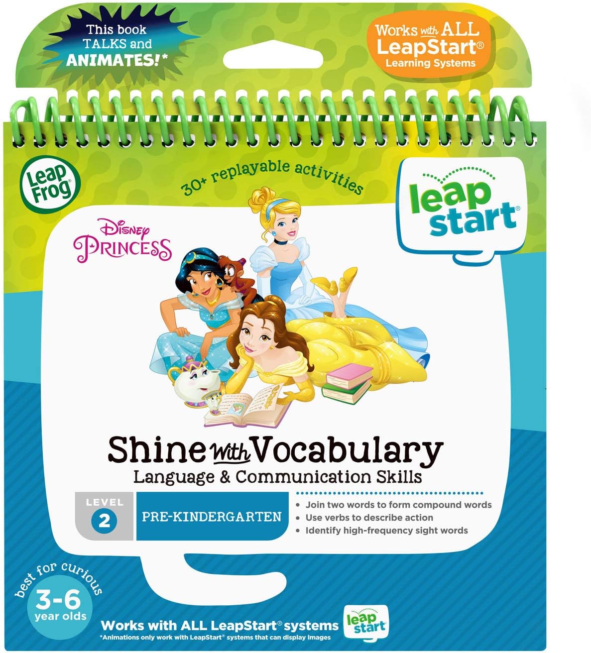 LeapFrog LeapStart 3D Disney Princess Shine with Word Book