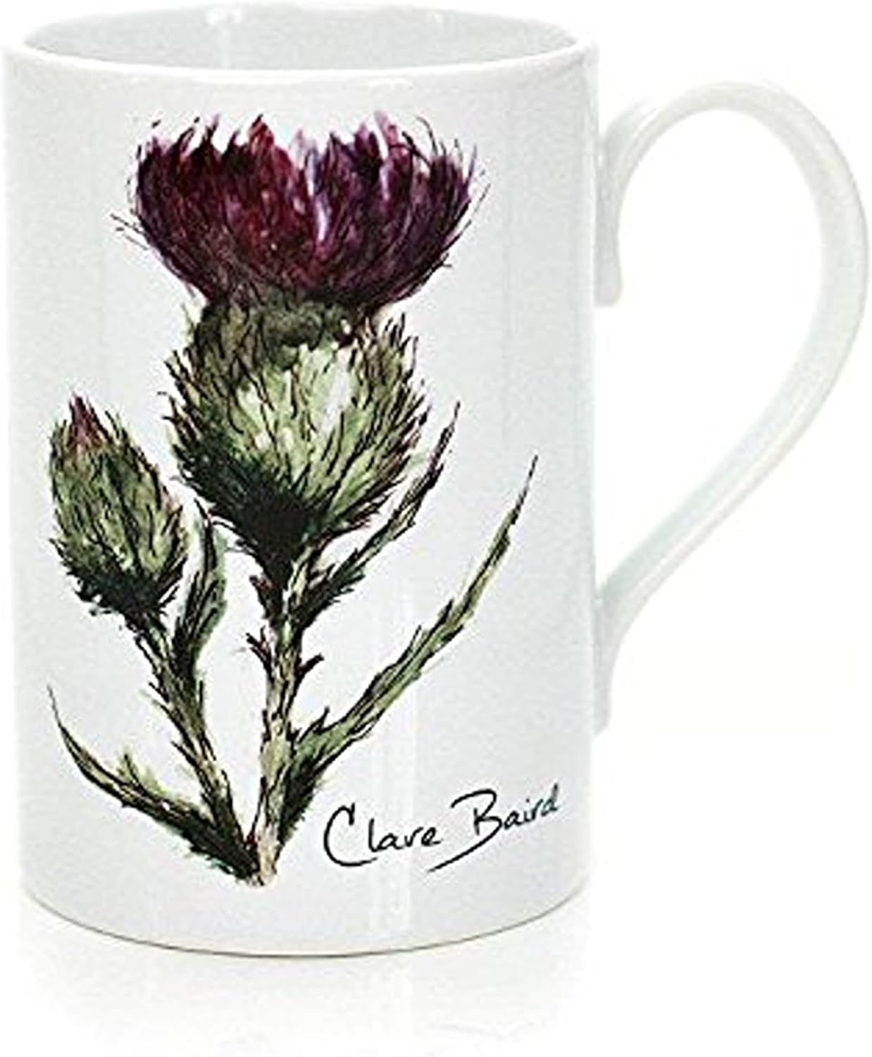Flower of Scotland Porcelain Mug in a Scottish Thistle Design