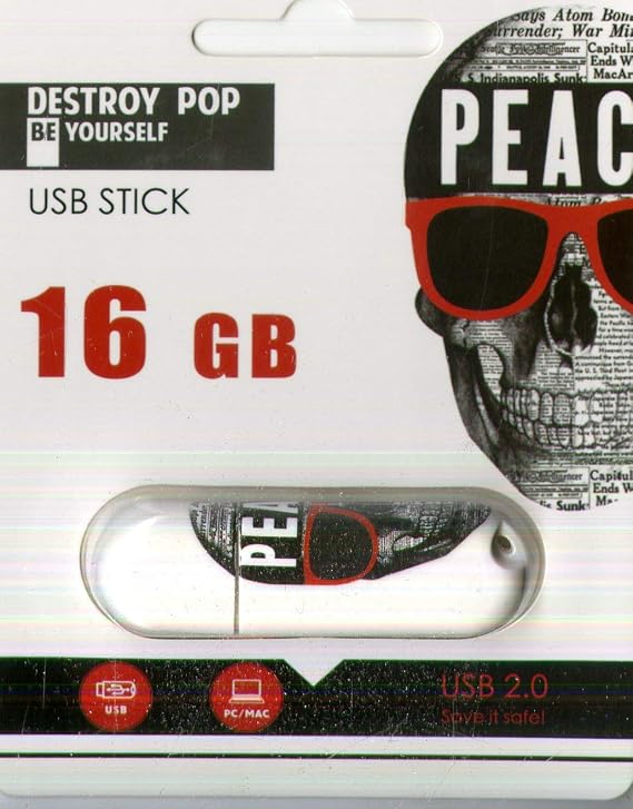 Memory Usb 2.0 Skull 16 Giga