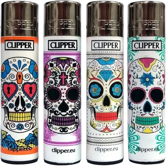 Clipper Mexican Skulls x4