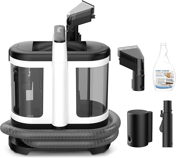 Rosewill Multi-Purpose Portable Carpet and Upholstery Cleaner, Powerful Suction 11 Kpa Spot Cleaner, 450W Motor, Car and Auto Detailer, Stain and Spot Remover; Versatile Use: Carpet, Sofa, Pet Hair