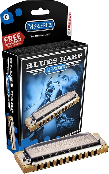 Hohner Blues Harp Harmonica, Key of D