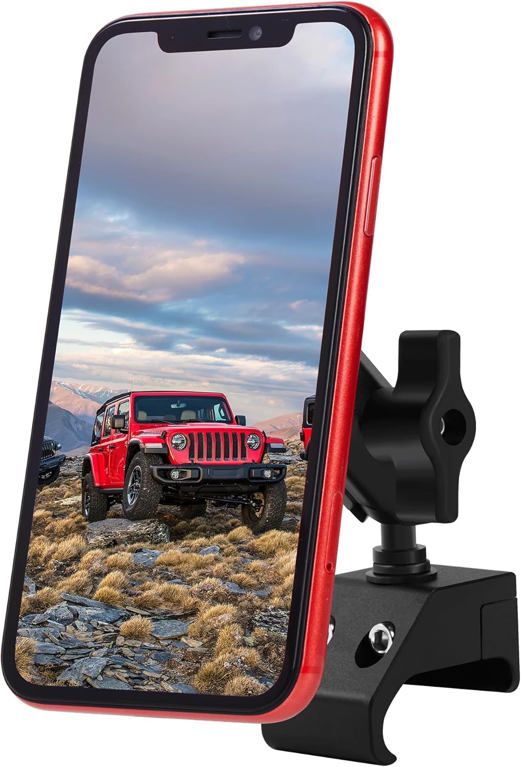 Dash Magnetic Phone Holder for Jeep Gladiator 2020-2023 & Wrangler JLJLU 2018-2023 - Super Strong Magnet Mount, Universal Fit for All Smartphones, One-Handed Pick & Place, 360° Adjustable