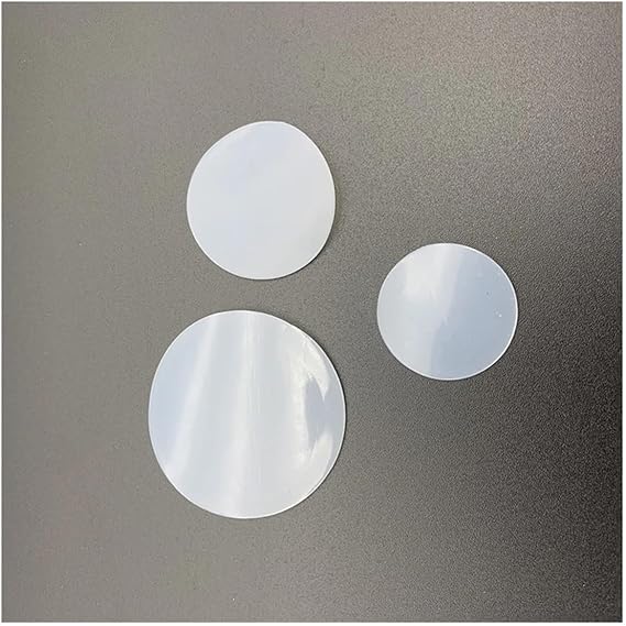 10pcs White Round Silicone Rubber Sheet Seal Gasket Diameter 8/10/12/15/16/18/20/25/30/40/50/60/70/80/90/100mm Thick 1/2/3/4/5mm (Color : White, Size : 50mm x 2mm)