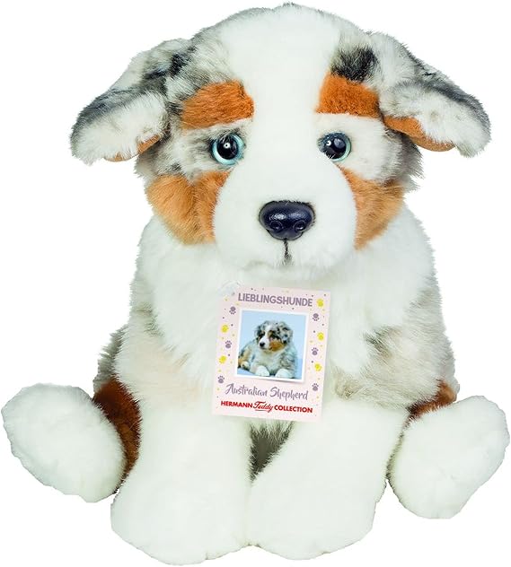Teddy Hermann 91935 Australian Shepherd Puppy 22 cm Soft Toy