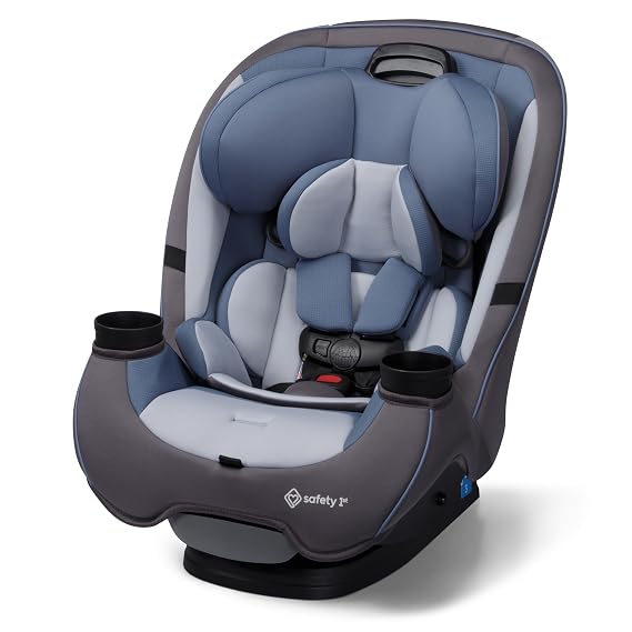 Safety 1st Grow and Go All-in-One Convertible Car Seat, Rear Facing, 5-40 lbs, Forward Facing (3065 lbs), High Back Booster Seat 40-100 pounds, Alaskan Blue