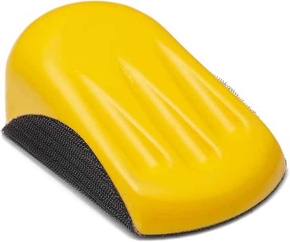 Glass Polish 3 x 5 inch Hand Sanding Block for 5 inch (125mm) Hook & Loop Grip Abrasive Discs - GP15901