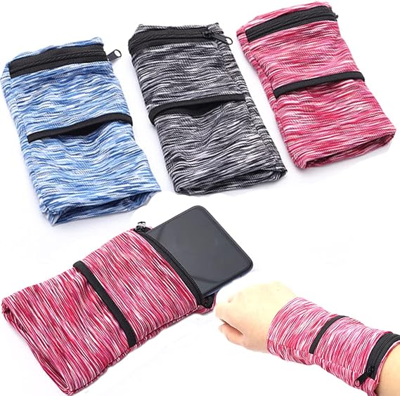 3PCS Lightweight Phone Armband Sports Bag Running Arm Band Strap Phone Holder Pouch Sleeve for Phone (1)