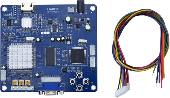 Mcbazel Arcade Game VGA RBGS RGBSHV to HDMI Game Video Output Converter Board with Cable