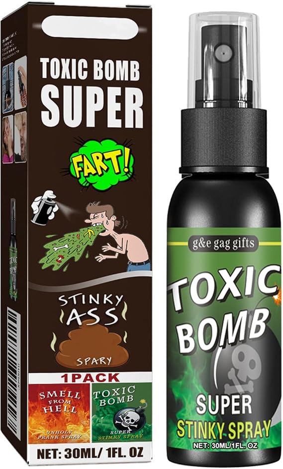 Stink Spray,Interesting Stinky Spray,Safe Extra Strong Stink Spray,Funny Prank Jokes Stink Spray for Adults,Prank Party Liquid Spray Bomb Flavor
