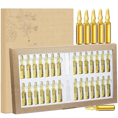 Stem cells hair treatment, stem Cell Complete Hair Growth Cycle Solution 2.0, Stem Cell & Multi-peptides Serum Ampoules for man & women, Hair Care Ampoule Set-28pcs 1 box