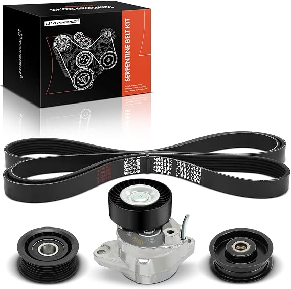 A-Premium Engine Serpentine Belt Drive Kit Compatible with Mercedes-Benz