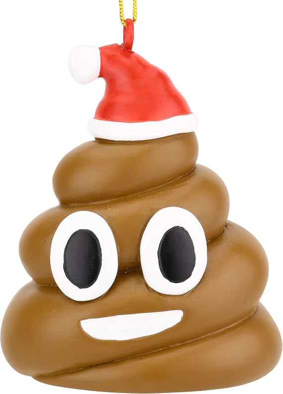 Tree Buddees Poopy Christmas Funny Poop Gag Gift Ornaments