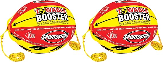 SportsStuff Booster Towable Tube Ball Towable Rope for Lift and Visibility, 60 ft Rope with 4,100 lb Break Strength