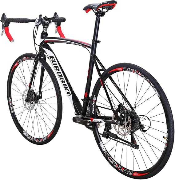 EUROBIKE Road Bike TSM XC550 Bike 21 Speed Dual Disc Brake 54CM 3-Spoke Wheels Bicycle......