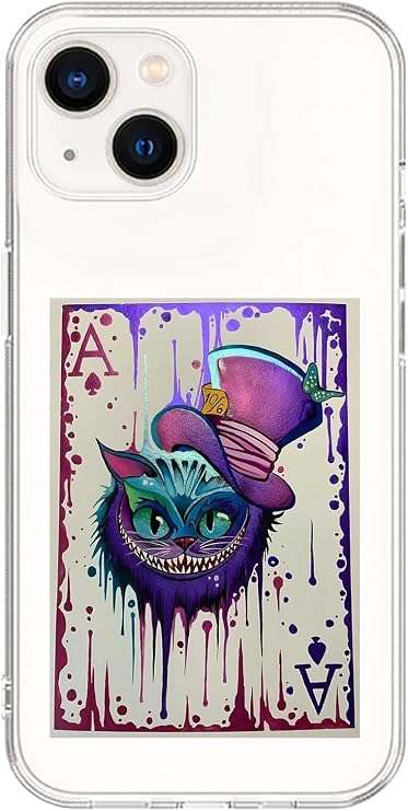 iPhone 15 Uyumlu Şeffaf Kılıf Kartlar AS 1 Tasarımlı