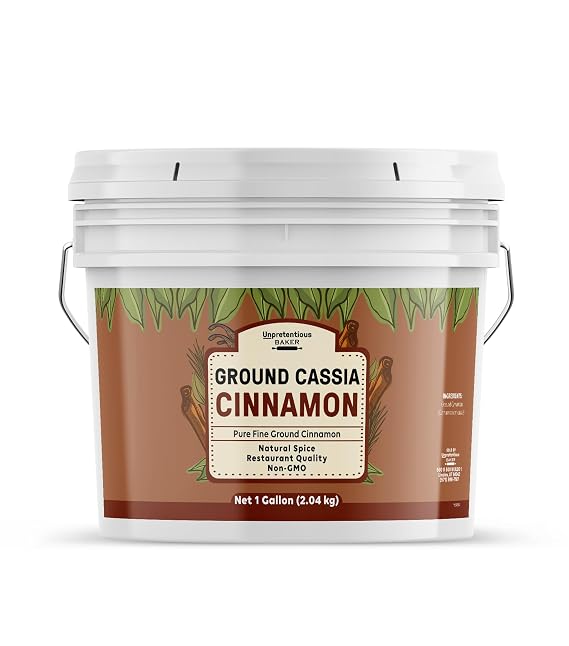 Unpretentious Ground Cassia Cinnamon, 1 Gallon, Baking & Cooking (4.5 Pound)