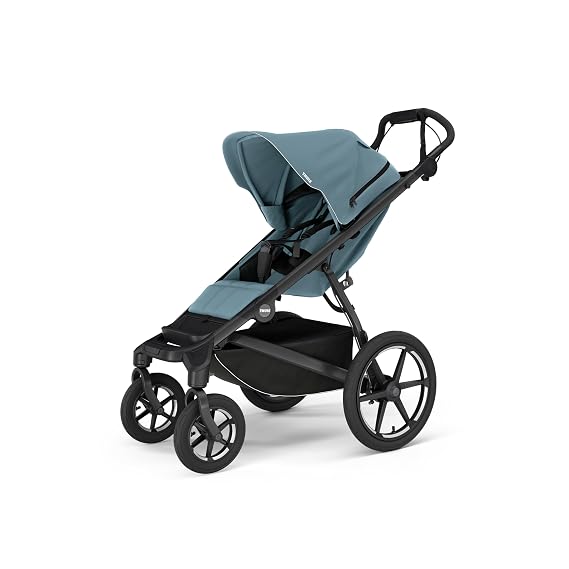 Thule Urban Glide 4-Wheel Single Child All-Terrain Stroller, Lightweight, Air-Filled Tires & Suspension, Twist Hand Brake | Urban Glide 4-Wheel Stroller - Lightweight, Adjustable, Sustainable Features