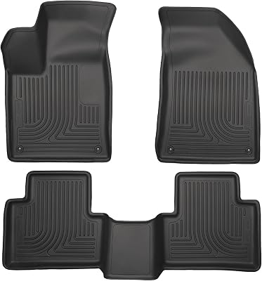 Husky Liners Weatherbeater Floor Mats | Fits 2015-2016 Chrysler 200 | Front & 2nd Row, 3-pc Black - 99071