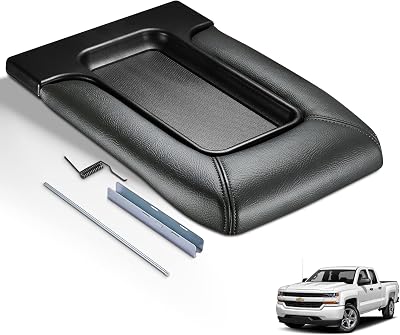 BDFHYK Center Console Lid Replacement Kit Compatible with Cadillac Compatible with Chevrolet and Escalade Avalanche Silverado Suburban Tahoe Sierra Yukon Yukon XL & 924-811 19127364 19127365 19127366