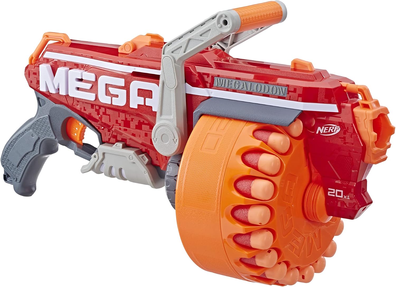 Nerf Megalodon N-Strike Mega Toy Blaster with 20 Official Mega Whistler Darts