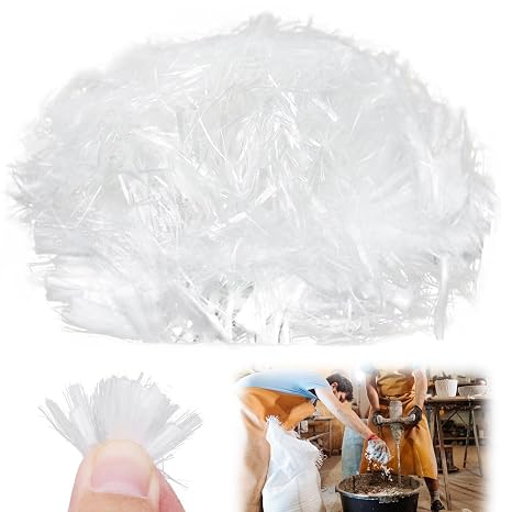 1 kg polypropylene fibre polyfibre reinforcement and resistance polypropylene fibres for concrete mortar plaster cement mortar prevents cracking reduces shrinkage homogeneous distribution of the mixture