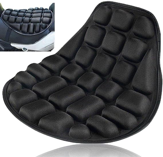 Motorcycle Seat Cushion for Suzuki Burgman 200 2009-2023 2024-pr, Comfortable Breathable Shock Absorption Motorcycle Seat Pad Soft Motorbike Seat Cushion for Long Rides